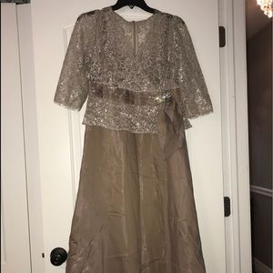A Karen Miller long evening gown.  Worn once